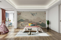 The composition is a harmonious, flowing pattern.

