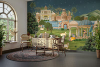 The composition is a harmonious, flowing pattern.

