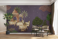 The composition is a harmonious, flowing pattern.

