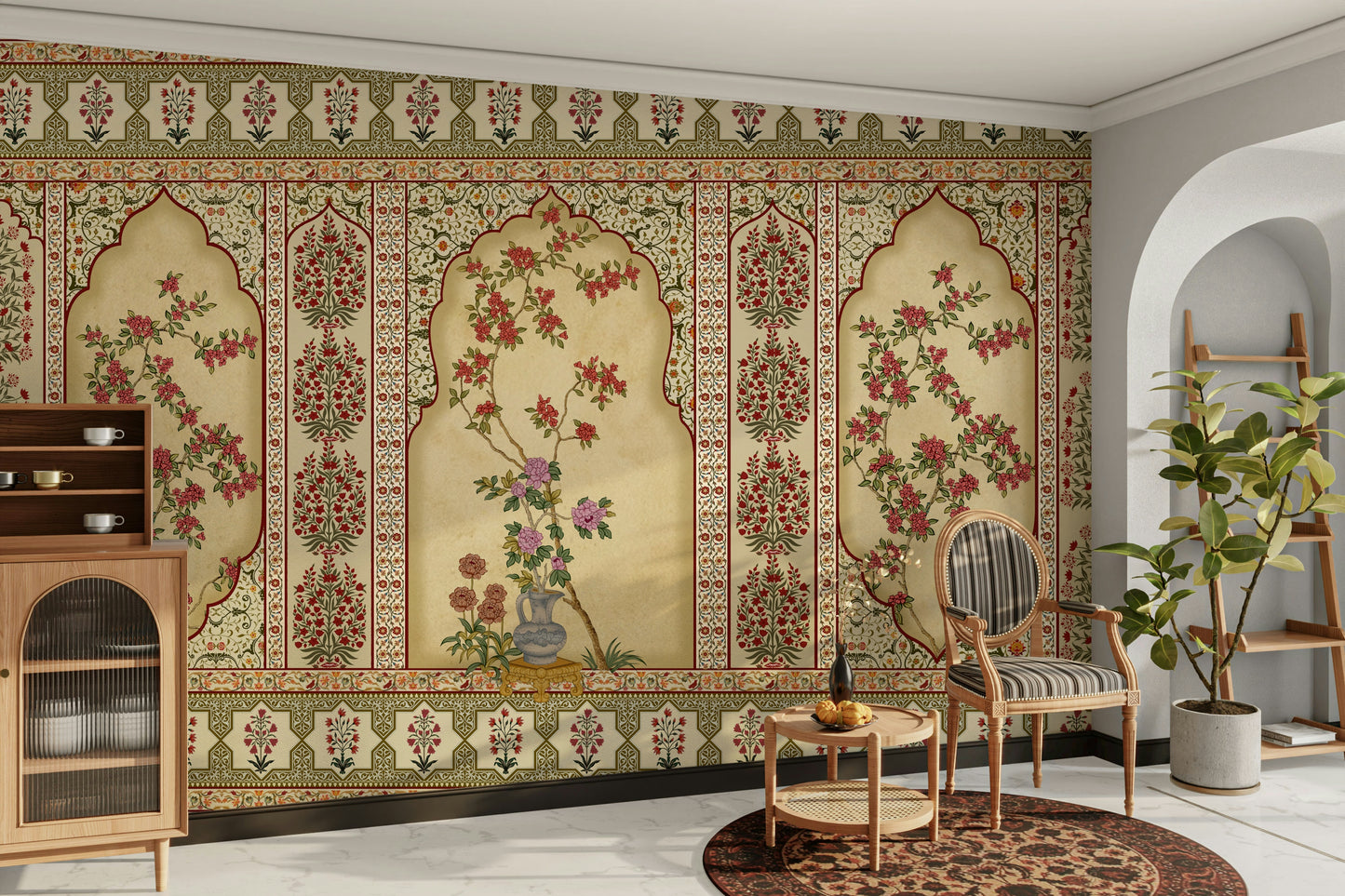 The design has a beautiful, artistic aesthetic.

