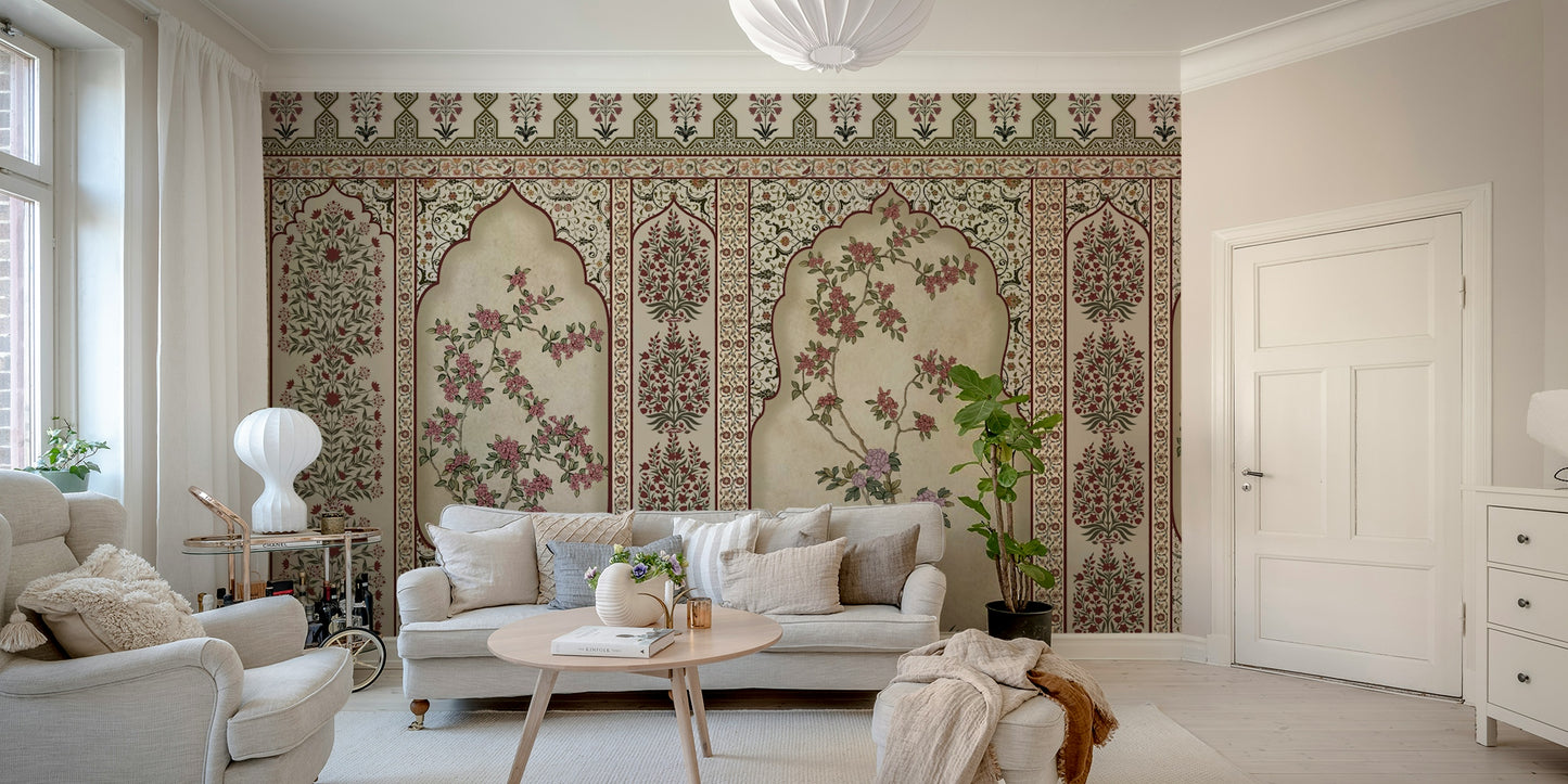 The design feels peaceful and artistic.

