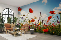 The composition is balanced and serene.
