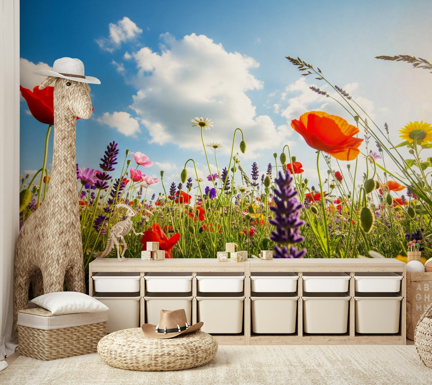 The style is artistic and dreamy, not a realistic photograph.
