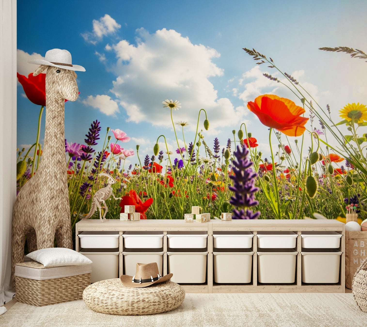 The style is artistic and dreamy, not a realistic photograph.
