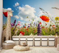 The style is artistic and dreamy, not a realistic photograph.
