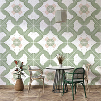 Decorative wallpaper with a vintage feel


