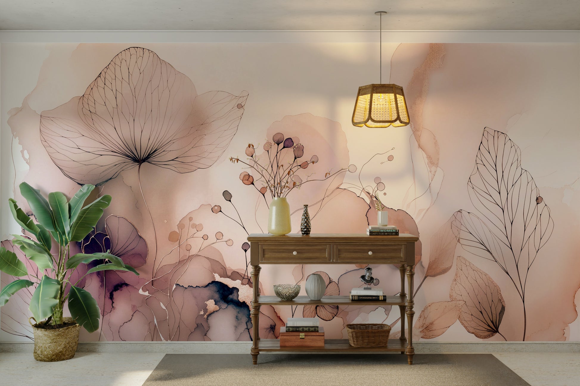 The lines are soft, not sharp.
