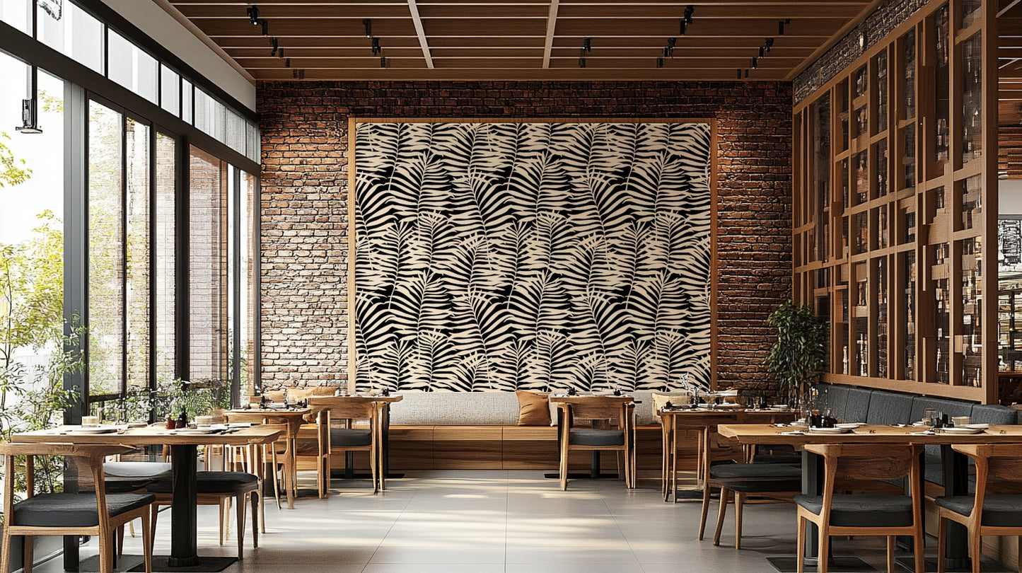 Wallpaper for walls with a calm, natural feel

