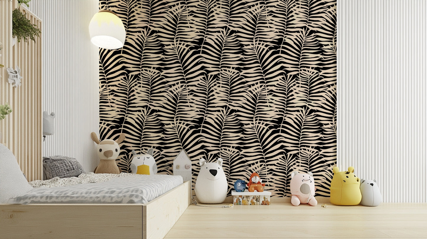 A dining area with a unique and serene design

