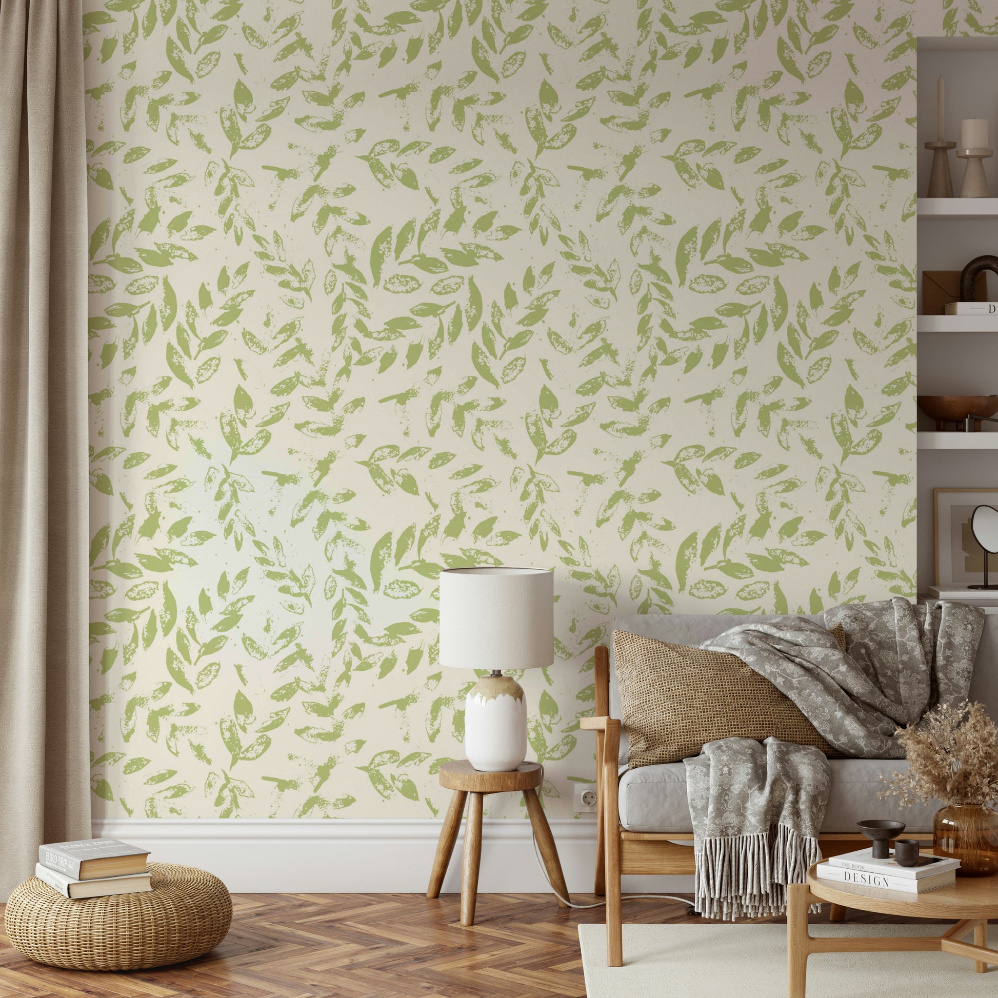 A detailed shot of the print showing the soft, textured quality.

