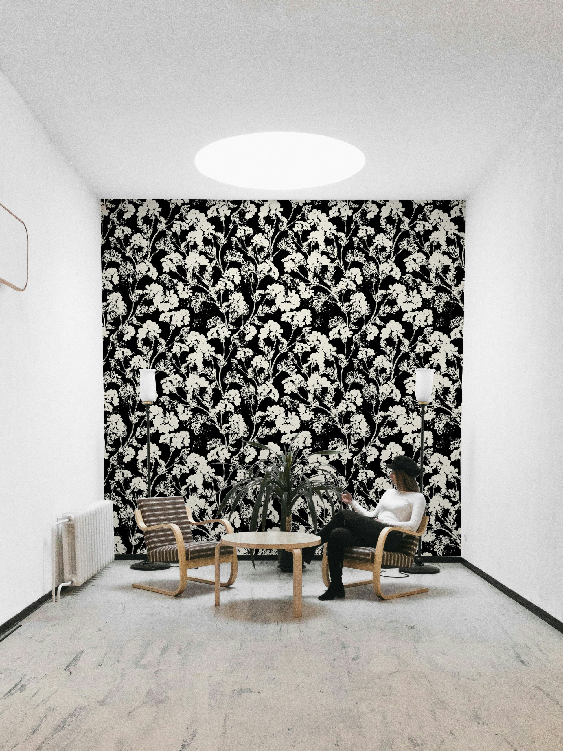 Various types of leaves and stems are scattered across the paper.
