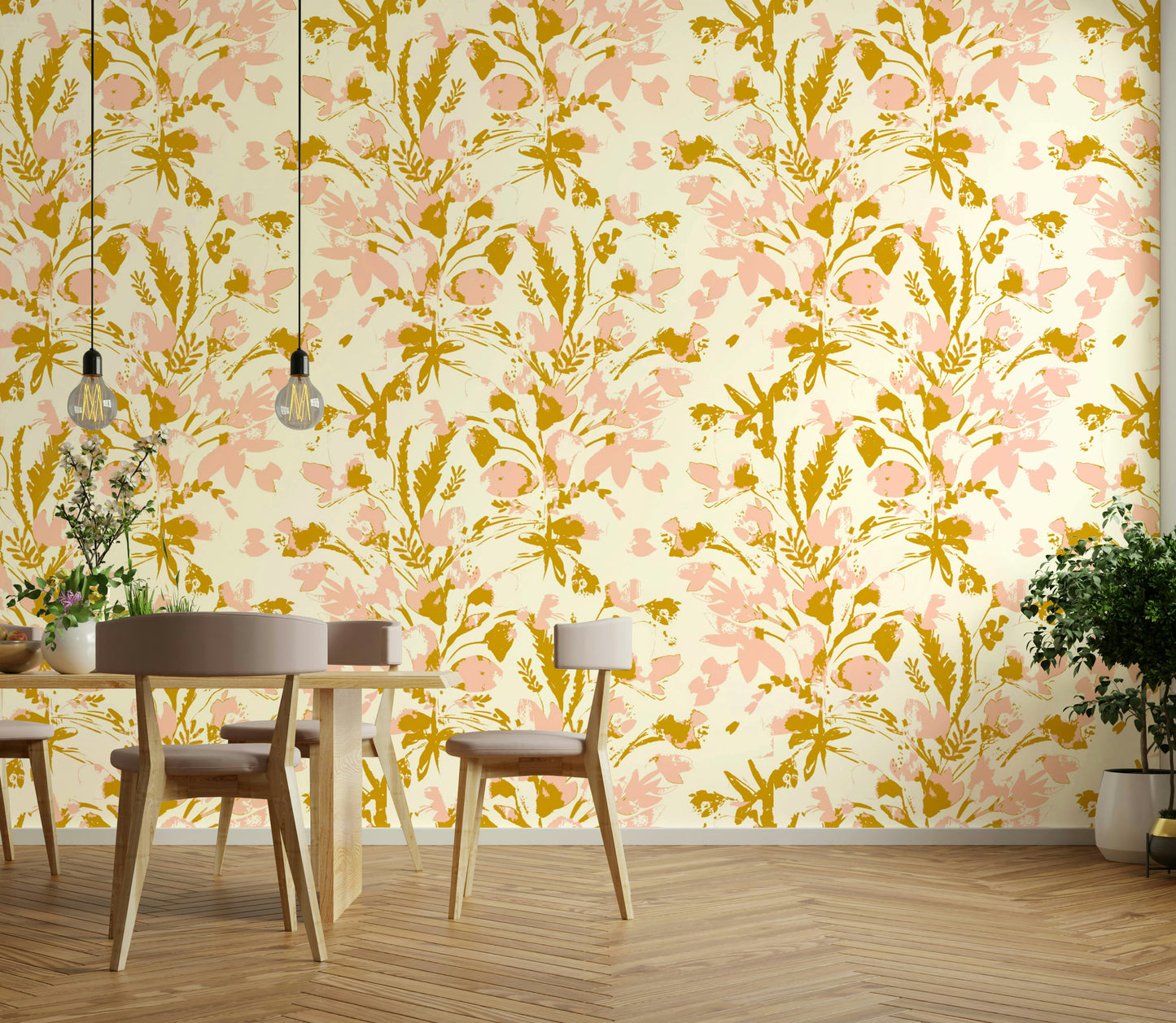 Wallpaper for walls with a beautiful, artistic feel

