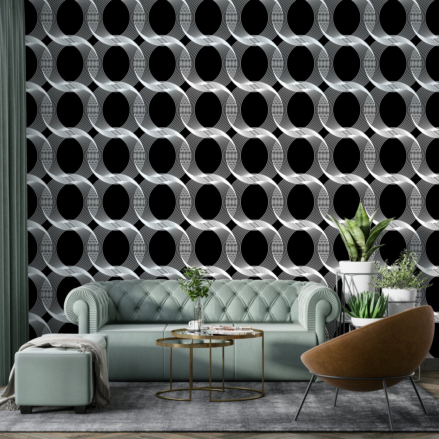 The design is both simple and visually dynamic.
