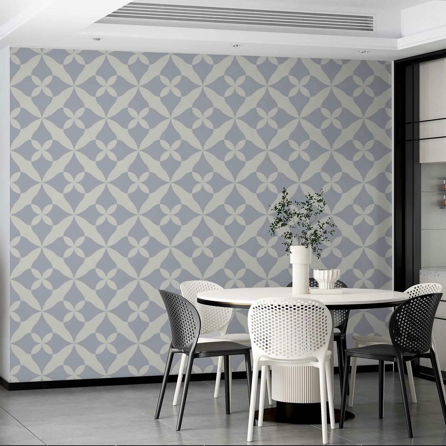 Wallpaper with a quiet, classic design

