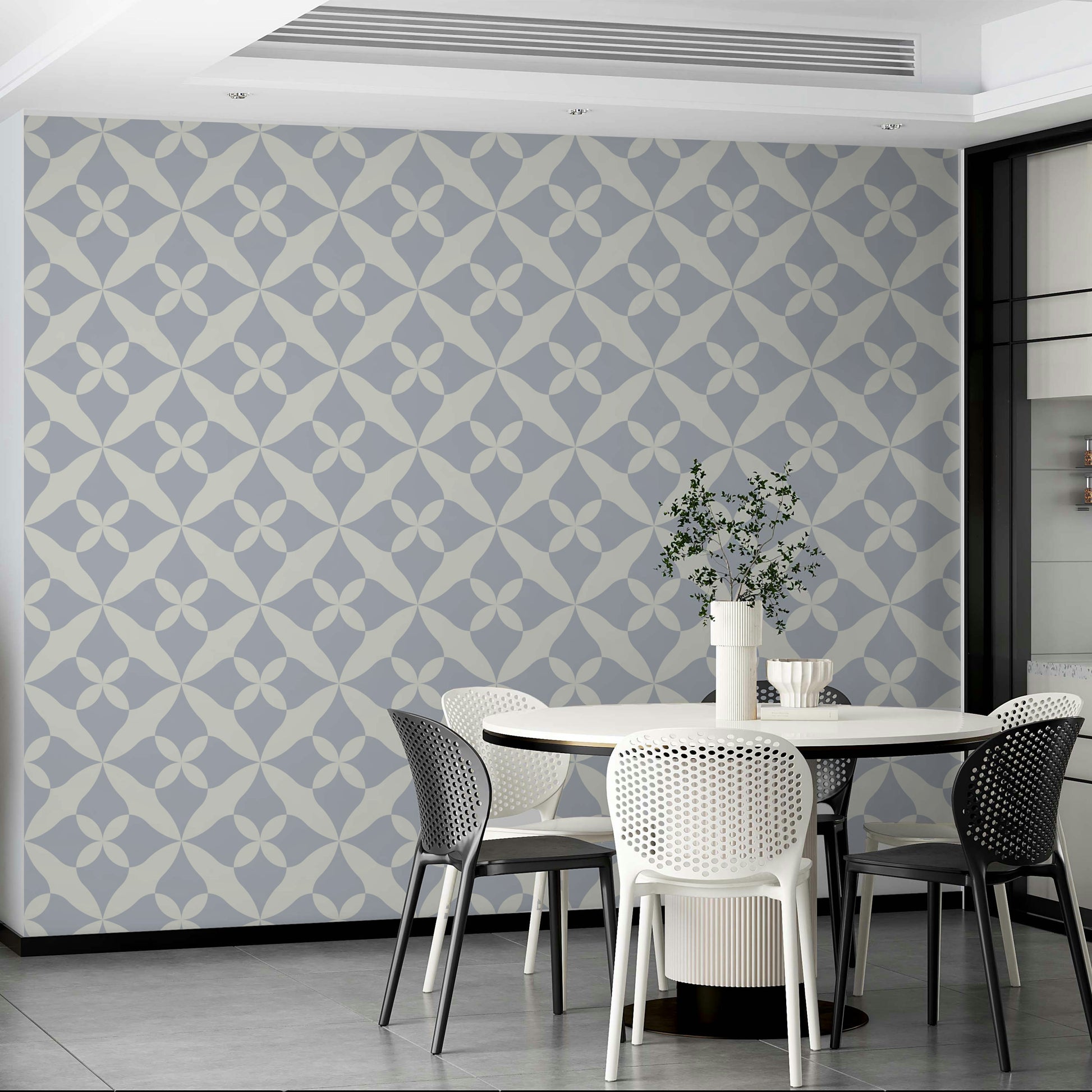 Wallpaper with a quiet, classic design

