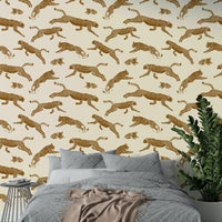 A creative studio with a leopard design

