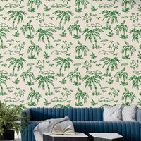 Wallpaper for walls with a graceful, hand-drawn feel

