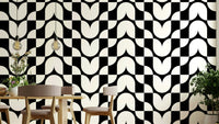 Wallpaper for walls with a sophisticated, abstract design

