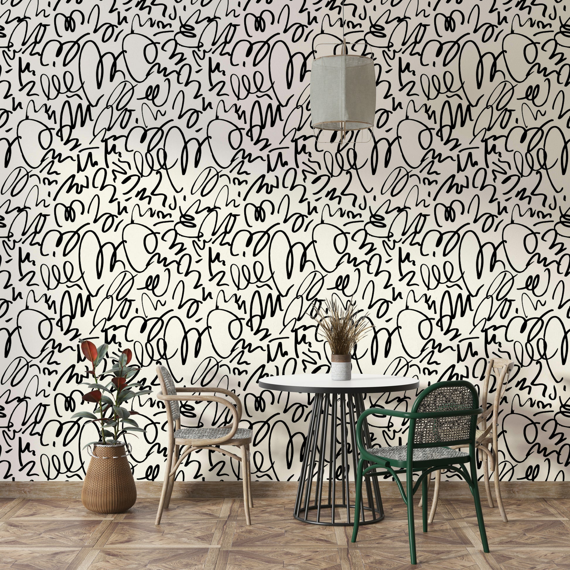 Wallpaper for walls with a unique, artistic feel

