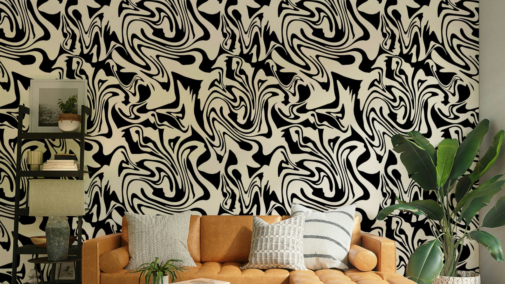 Wallpaper with a unique, modern and artistic design

