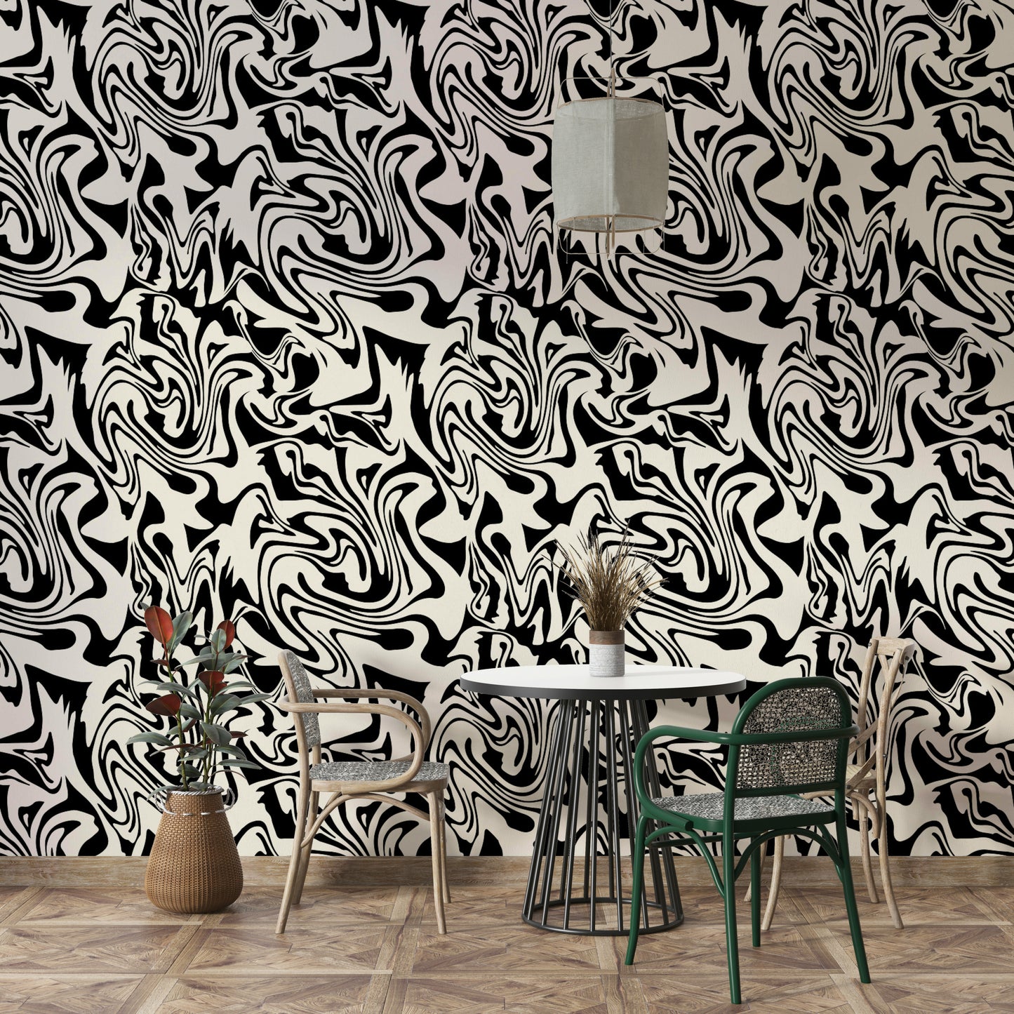 Close-up of a soft, abstract fluid pattern

