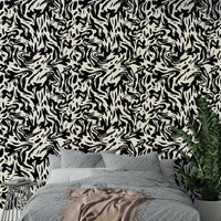 Close-up of a soft, abstract shapes pattern

