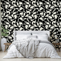 An office with a unique and bold geometric design

