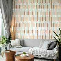 Subtle piano pattern wall decor.
