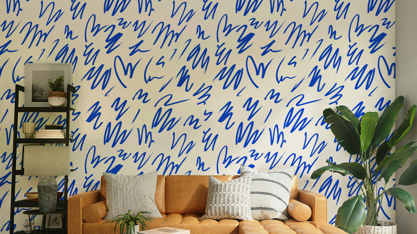 Artistic marker wallpaper.
