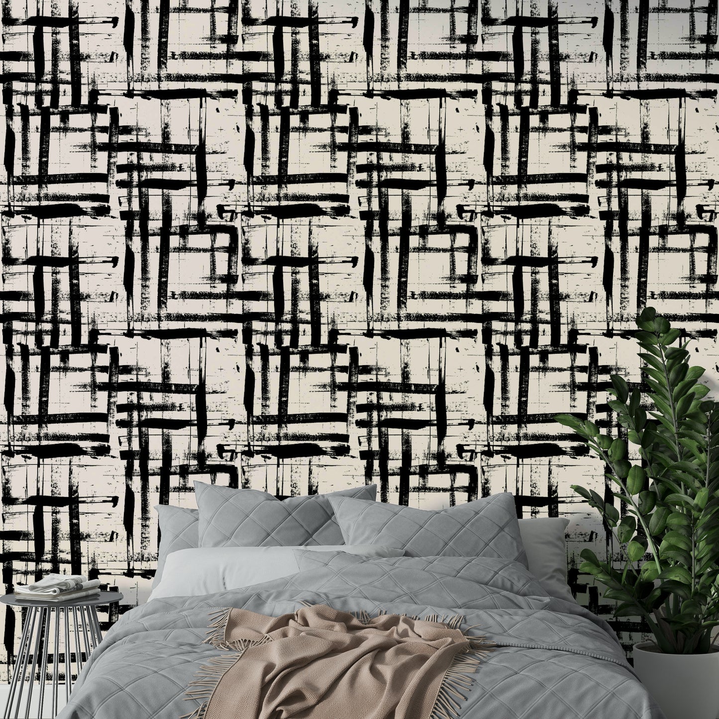 Abstract wallpaper for an office.
