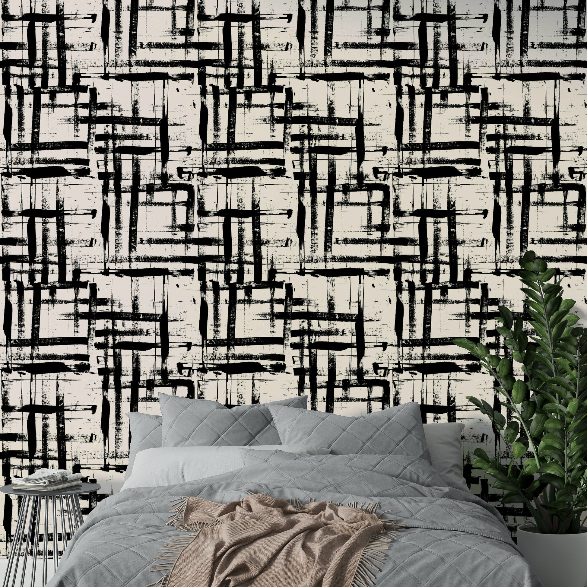 Abstract wallpaper for an office.
