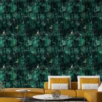 The wallpaper for walls being admired in a home.

