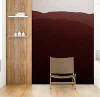 The wallpaper for walls being installed.