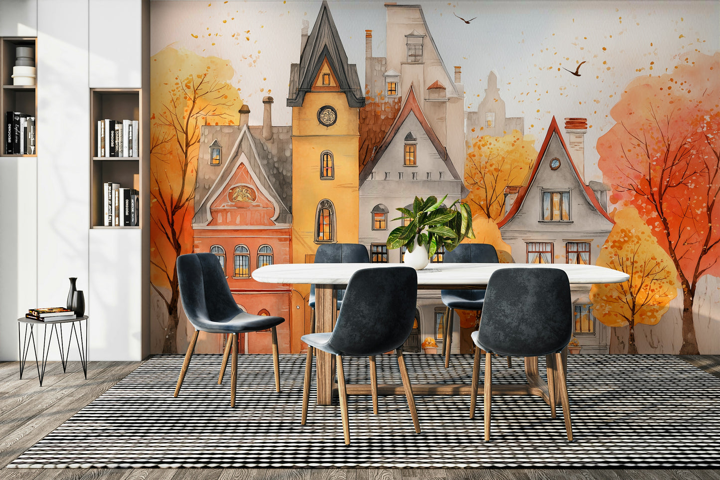 A peaceful landscape wallpaper for walls.