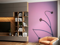 An elegant minimalist stem mural for stylish wallpaper.
