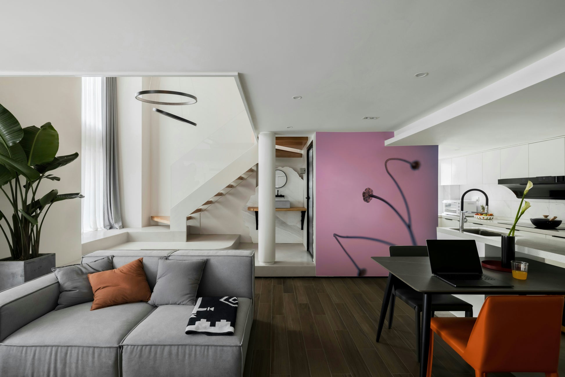 A high-quality art print wall mural with subtle detail.