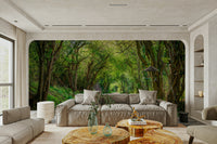 An artistic landscape mural for home decor.

