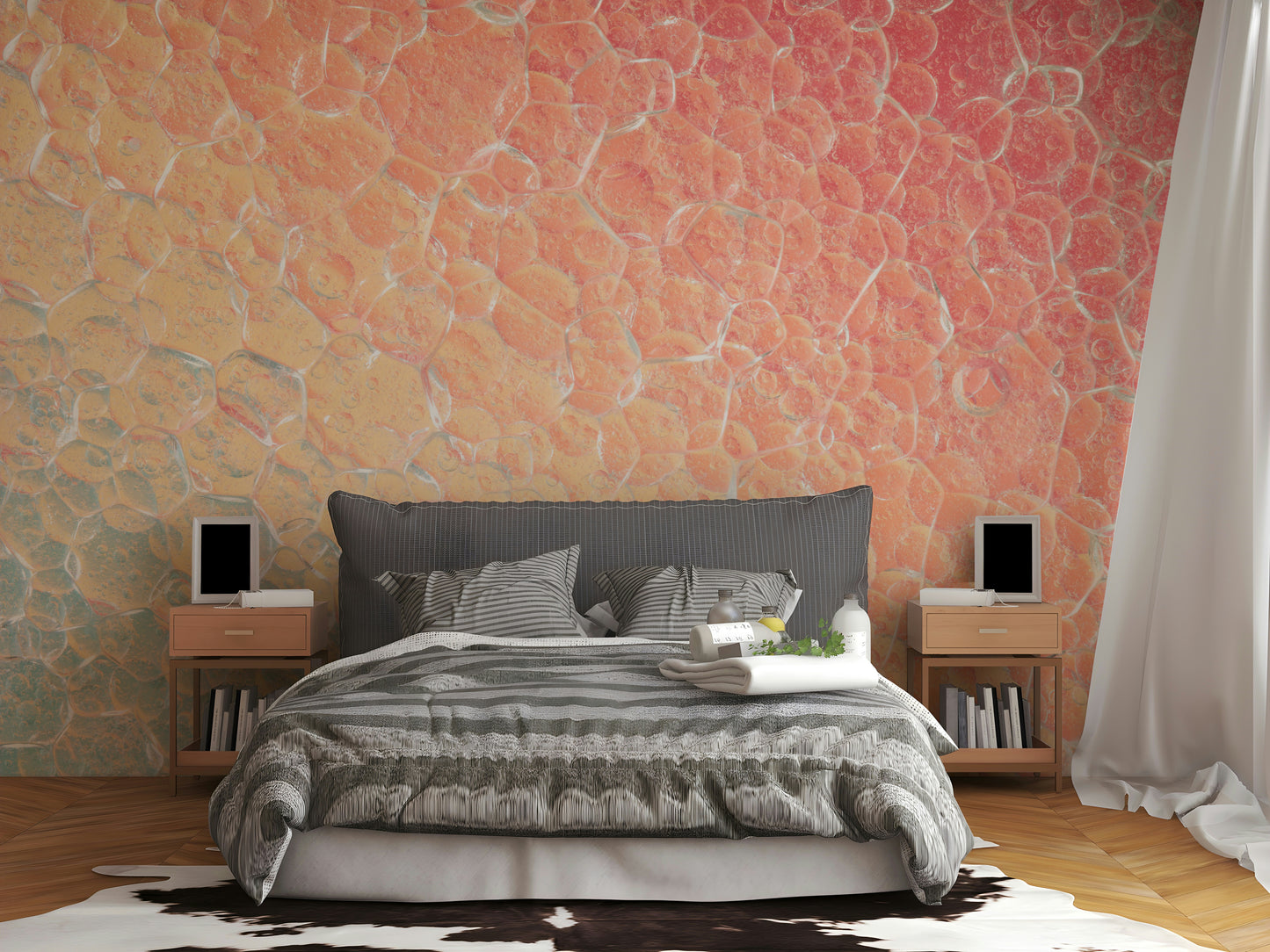 A classic abstract wallpaper for walls with subtle shapes.

