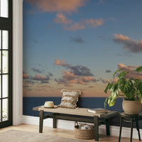 A serene twilight sky wall mural for your decor.

