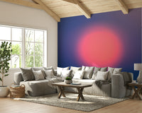 A beautiful abstract sunset wallpaper mural.

