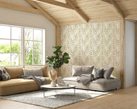 A beautiful soft focus wall mural for a living room.

