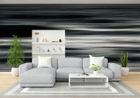 A contemplative abstract ocean wallpaper mural for a feature wall.

