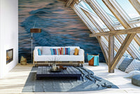 A serene ocean motion wall mural for your decor.

