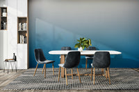 A calming serene coastline wallpaper mural that defines a space.



