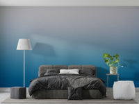 An artistic desert escape mural for home decor.



