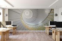 An artistic minimalist mural for home decor.

