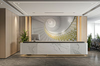 A serene architectural wall mural for your decor.

