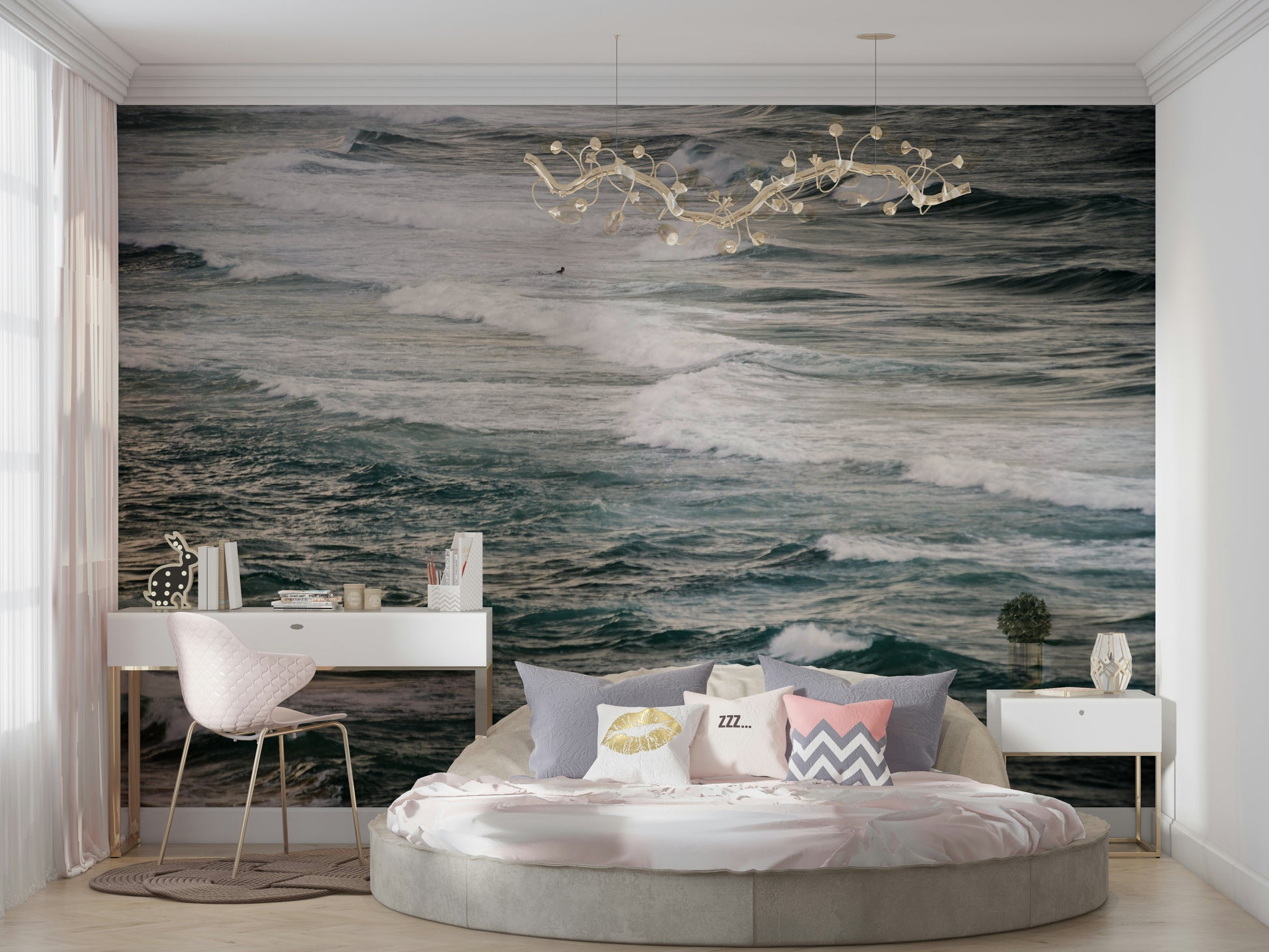 A classic winter ocean wallpaper for walls.

