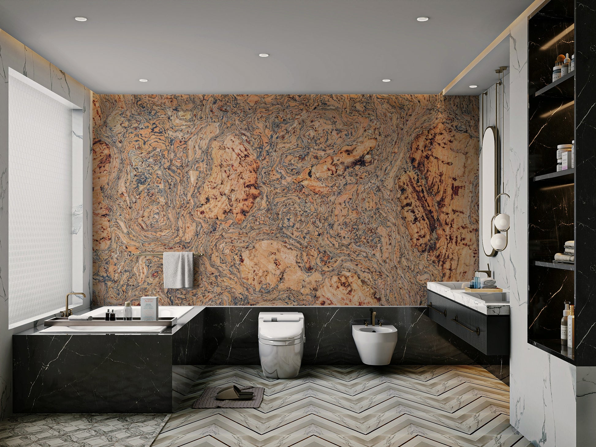 A classic natural wood wallpaper for walls.

