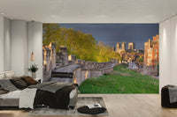 A serene York stone wall mural for your decor.

